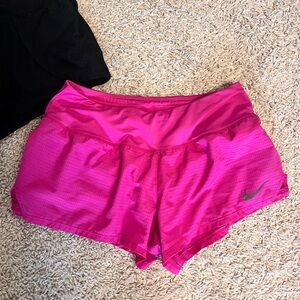 Nike Women's Vibrant Pink Athletic Shorts